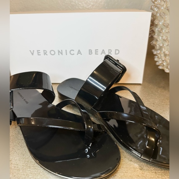 Veronica Beard Black Salva Jelly Sandal - Picture 5 of 10